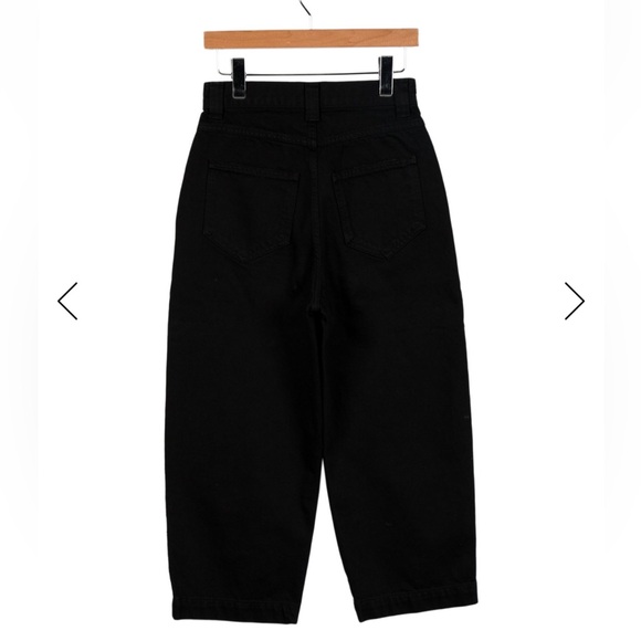 Khaite Black Wide-Leg Jeans (slight barrel) - Picture 4 of 5